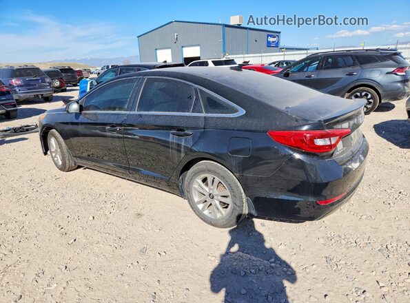 5NPE24AF4GH306965 2016 HYUNDAI SONATA Черный Задняя левая четверть