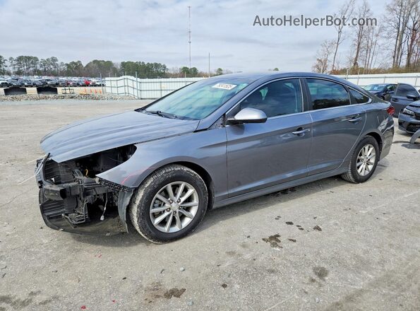 5NPE24AF4JH635429 2018 HYUNDAI SONATA Серый Передняя левая четверть
