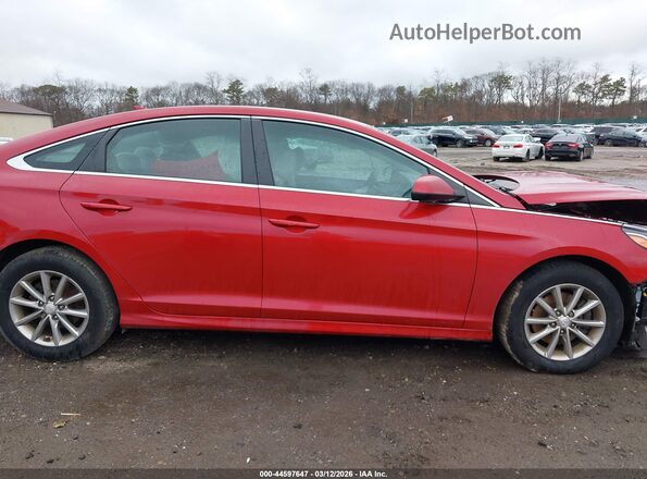 5NPE24AF4KH765714 2019 HYUNDAI SONATA Red Панорамний вид салону 360°
