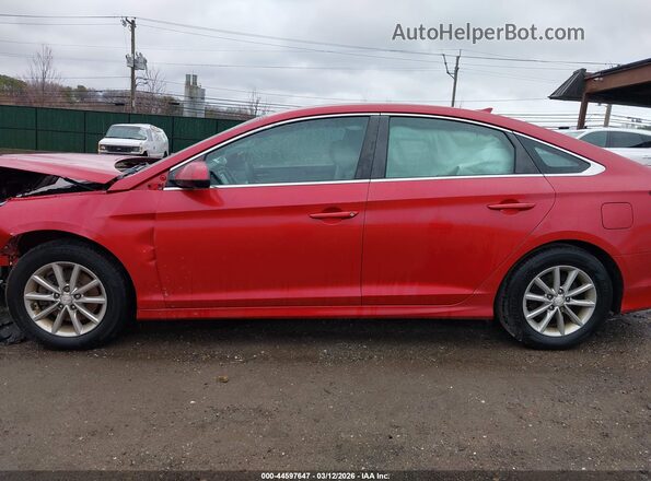 5NPE24AF4KH765714 2019 HYUNDAI SONATA Red 