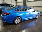 2019 Hyundai Sonata Se Синий vin: 5NPE24AF5KH780156