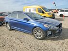 2019 Hyundai Sonata Se Синий vin: 5NPE24AF5KH791903