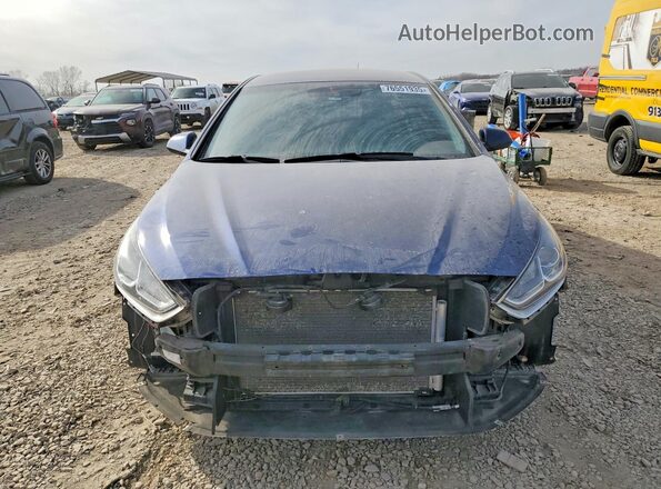 5NPE24AF5KH791903 2019 HYUNDAI SONATA Синий Вид спереди