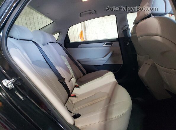 5NPE24AF6GH312606 2016 HYUNDAI SONATA Черный Вид задних сидений