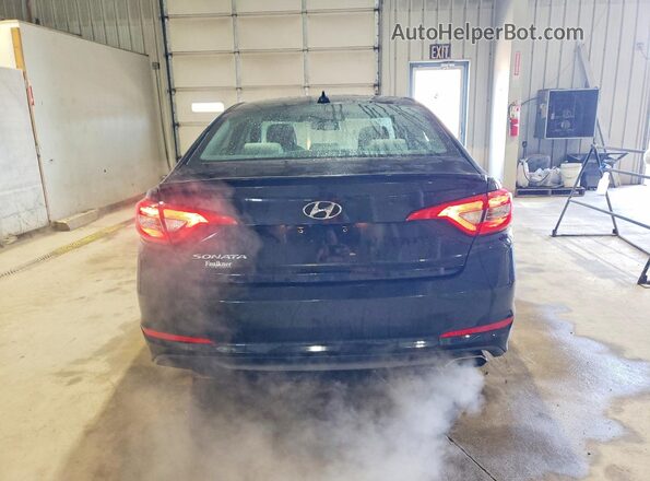 5NPE24AF6GH312606 2016 HYUNDAI SONATA Черный Вид сзади