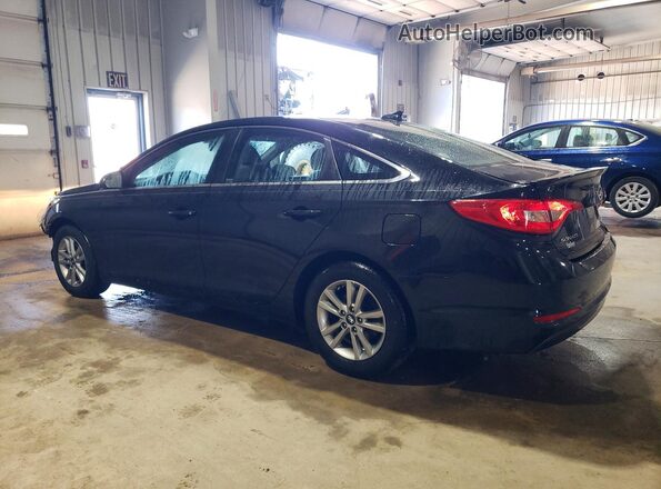 5NPE24AF6GH312606 2016 HYUNDAI SONATA Черный Задняя левая четверть