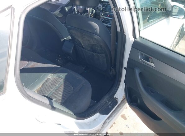 5NPE24AF6JH650255 2018 HYUNDAI SONATA White Vista de la etiqueta del VIN