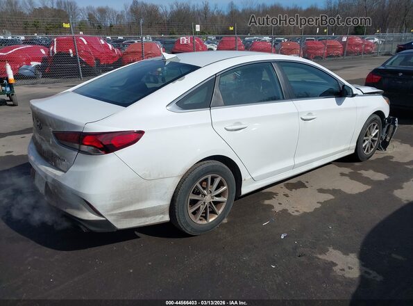 5NPE24AF6JH650255 2018 HYUNDAI SONATA White Trasero derecho