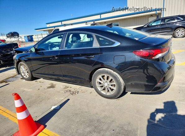 5NPE24AF6KH741902 2019 HYUNDAI SONATA Black Հետևի ձախ