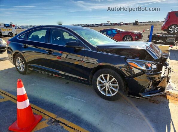 5NPE24AF6KH741902 2019 HYUNDAI SONATA Black Առջևի աջ
