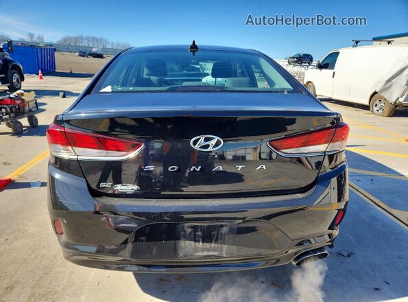5NPE24AF6KH741902 2019 HYUNDAI SONATA Black Հետևի տեսք