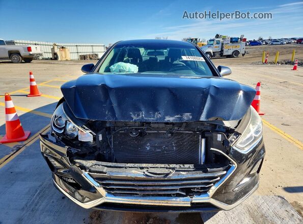 5NPE24AF6KH741902 2019 HYUNDAI SONATA Black Դիմացի տեսք