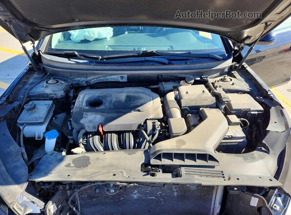 5NPE24AF6KH741902 2019 HYUNDAI SONATA Black Սալոնի հետևի տեսք