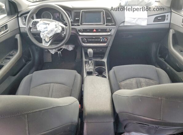 5NPE24AF6KH741902 2019 HYUNDAI SONATA Black Առջևի վահանակի տեսք