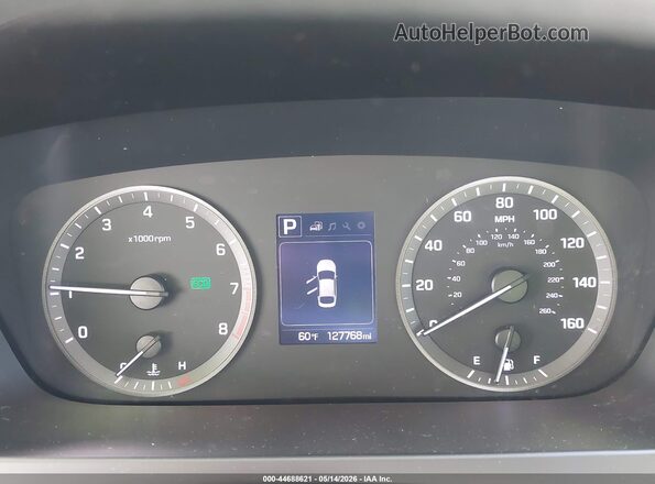 5NPE24AF7HH506935 2017 HYUNDAI SONATA Серебряный Вид задних сидений
