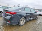 2019 Hyundai Sonata Se Черный vin: 5NPE24AF7KH753606
