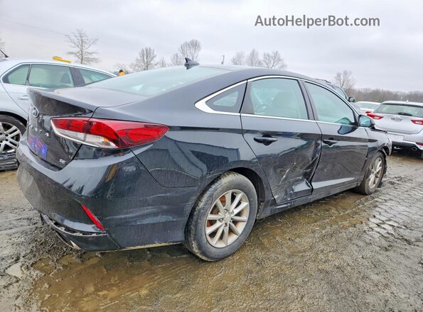 5NPE24AF7KH753606 2019 HYUNDAI SONATA Черный Задняя правая четверть