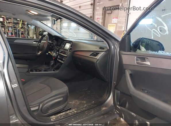 5NPE24AF7KH798352 2019 HYUNDAI SONATA Gray წინა სალონის ხედი