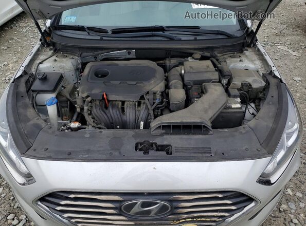 5NPE24AF7KH800830 2019 HYUNDAI SONATA Silver Widok wnętrza z tyłu
