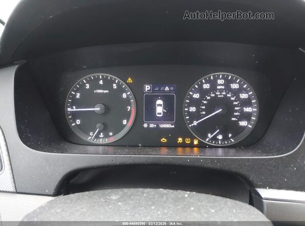 5NPE24AF8HH489272 2017 HYUNDAI SONATA Красный Вид задних сидений