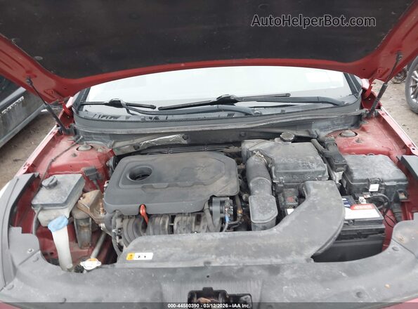 5NPE24AF8HH489272 2017 HYUNDAI SONATA Красный Вид сзади