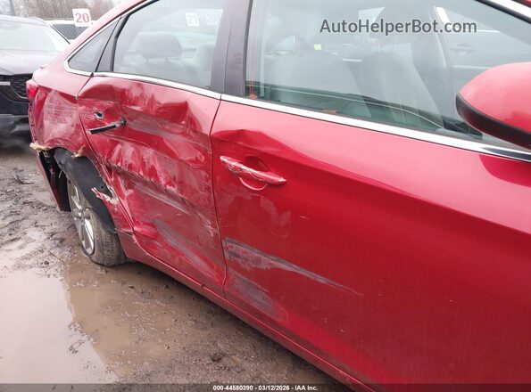 5NPE24AF8HH489272 2017 HYUNDAI SONATA Красный Вид спереди
