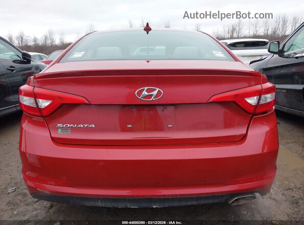 5NPE24AF8HH489272 2017 HYUNDAI SONATA Красный 