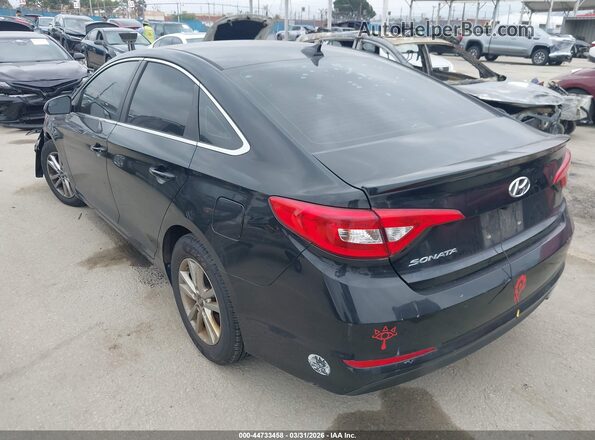 5NPE24AF8HH500948 2017 HYUNDAI SONATA Black Tył lewy