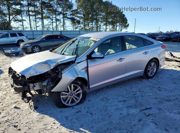 5NPE24AF8HH536235 2017 HYUNDAI SONATA Серебряный Передняя левая четверть