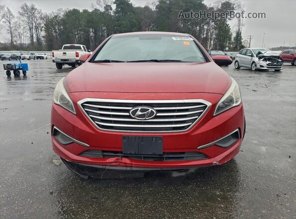 5NPE24AF8HH578159 2017 HYUNDAI SONATA Бордовый Вид спереди