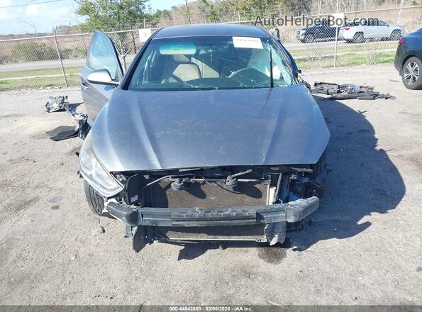 5NPE24AF8JH613823 2018 HYUNDAI SONATA Blue Widok wnętrza z tyłu