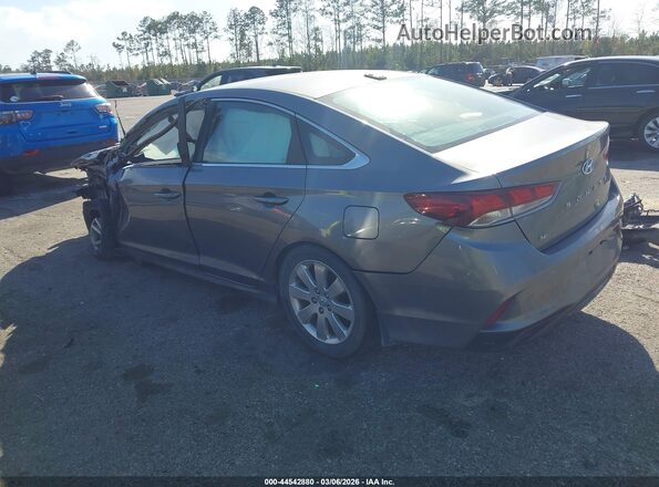 5NPE24AF8JH613823 2018 HYUNDAI SONATA Blue Tył lewy