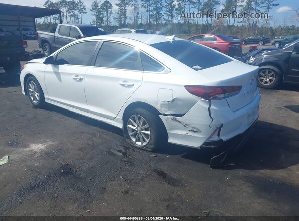 5NPE24AF8KH776067 2019 HYUNDAI SONATA Белый Задняя левая четверть