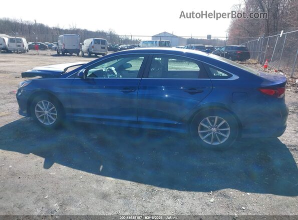 5NPE24AF8KH780555 2019 HYUNDAI SONATA Синий Панорамный вид салона 360°
