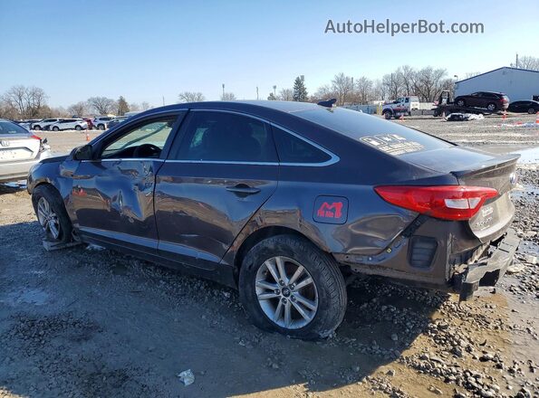 5NPE24AF9GH407337 2016 HYUNDAI SONATA Charcoal Rear left