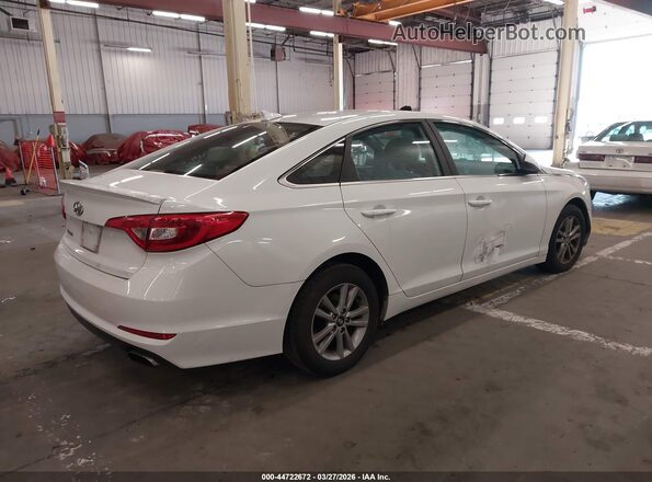 5NPE24AFXHH567504 2017 HYUNDAI SONATA White Rear right
