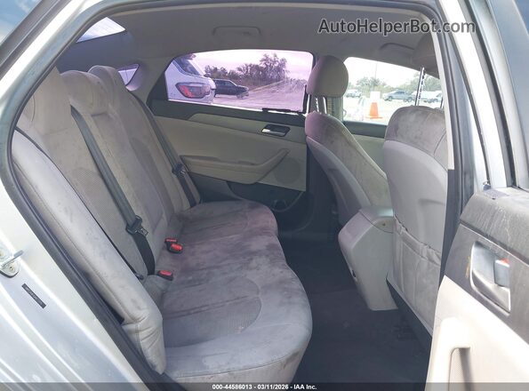 5NPE24AFXJH673375 2018 HYUNDAI SONATA Silver Вид наклейки з VIN-кодом
