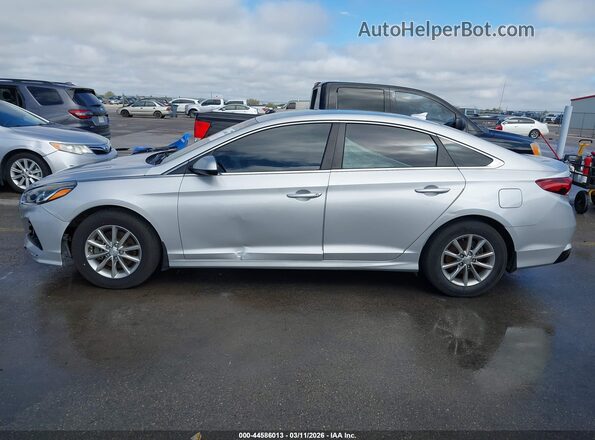5NPE24AFXJH673375 2018 HYUNDAI SONATA Silver Панорамний вид салону 360°