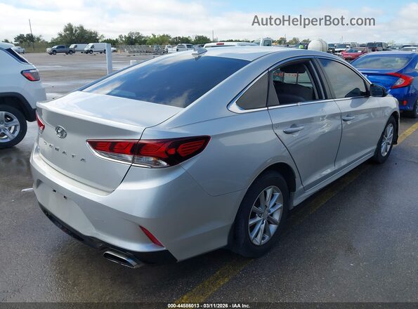 5NPE24AFXJH673375 2018 HYUNDAI SONATA Silver Задня права чверть
