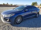 2019 Hyundai Sonata Se Blue vin: 5NPE24AFXKH747167