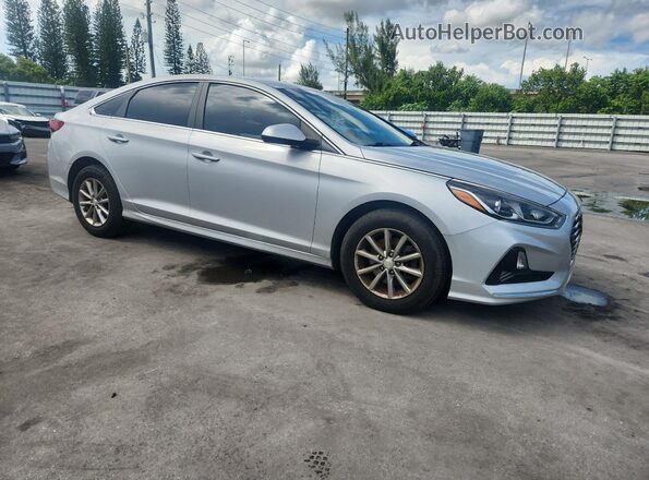5NPE24AFXKH753437 2019 HYUNDAI SONATA Silver Przód prawy