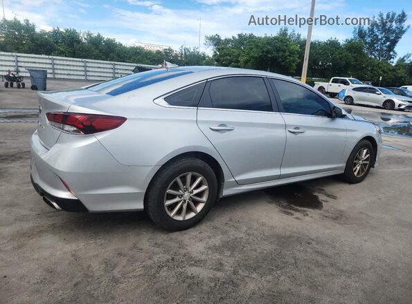 5NPE24AFXKH753437 2019 HYUNDAI SONATA Silver Tył prawy