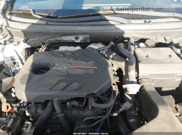 5NPE34AB6JH683704 2018 HYUNDAI SONATA Белый Вид сзади