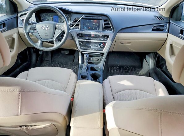 5NPE34AF0GH287554 2016 HYUNDAI SONATA Белый Вид панели приборов