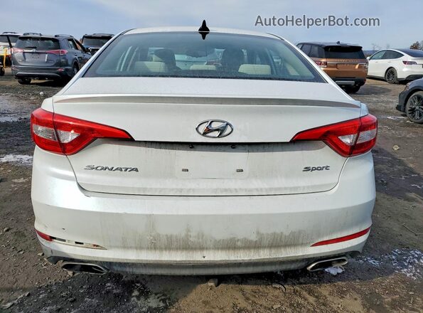 5NPE34AF0GH287554 2016 HYUNDAI SONATA Белый Вид сзади