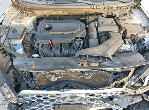 5NPE34AF0KH779154 2019 HYUNDAI SONATA Silver უკანა სალონის ხედი