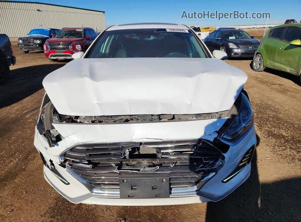 5NPE34AF0KH803887 2019 HYUNDAI SONATA White Widok z przodu