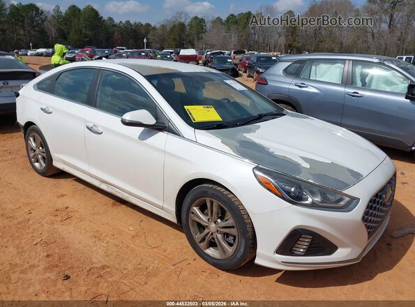 5NPE34AF1KH815840 2019 HYUNDAI SONATA White Przód prawy