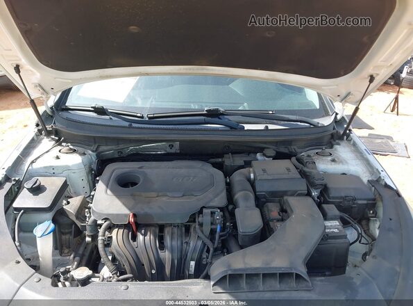 5NPE34AF1KH815840 2019 HYUNDAI SONATA White Widok z tyłu