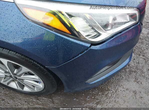 5NPE34AF2GH315760 2016 HYUNDAI SONATA Синий Вид спереди